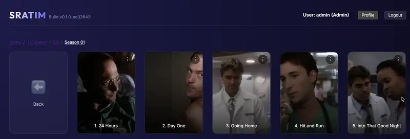 Sratim TV Shows View